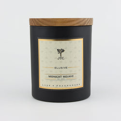Joshua Tree Candle Company Midnight Mojave Luxe Candle in Black Matte Colored Glass