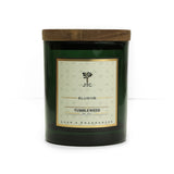 Tumbleweed Luxe Candle in Green Colored Glass